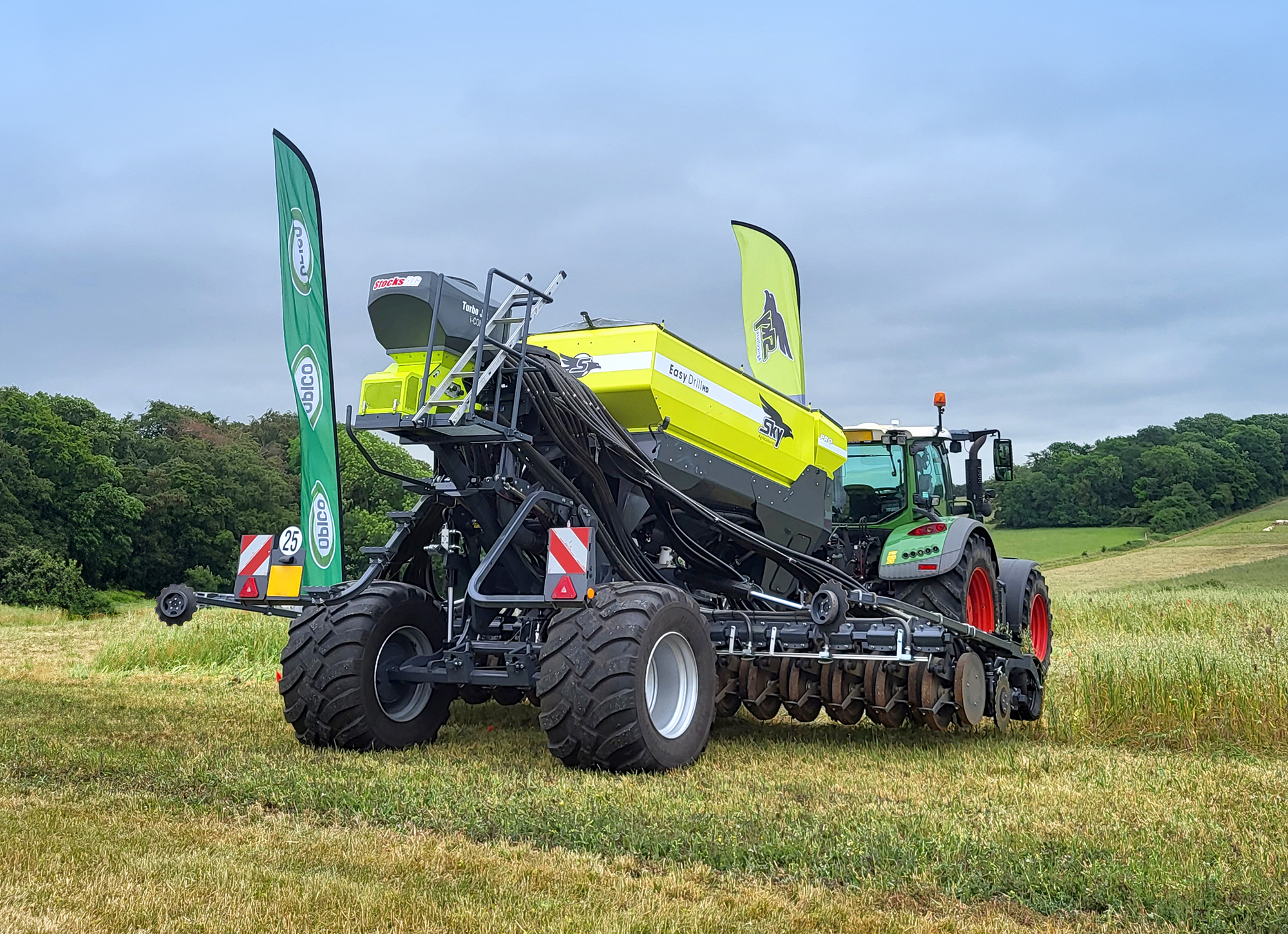 Stocks Turbo Jet 10 on Sky Agriculture EasyDrill at Groundswell 2023