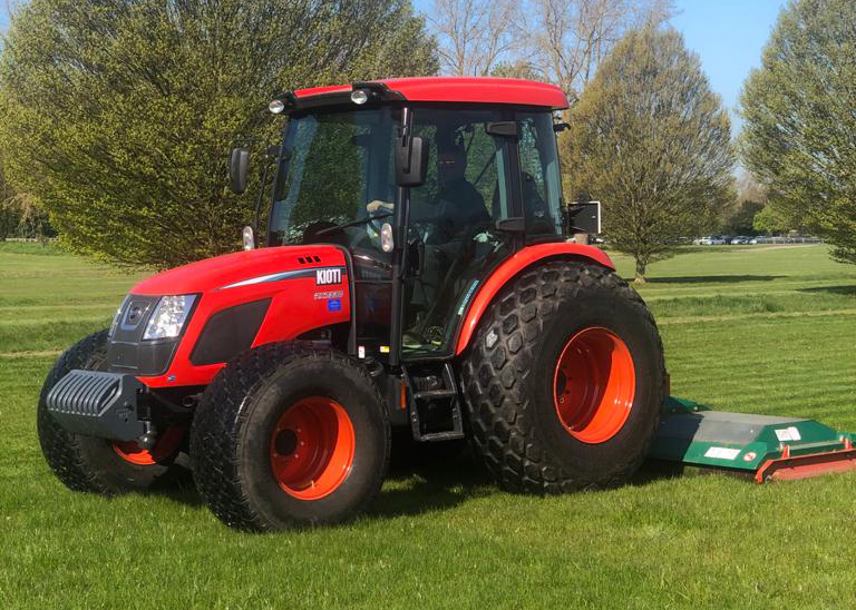 Turf Tyres on a Kioti Compact Tractor