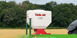 Grants 2024 - Applicators Eligible graphic on image of Stocks Ag Turbo Jet i-CON