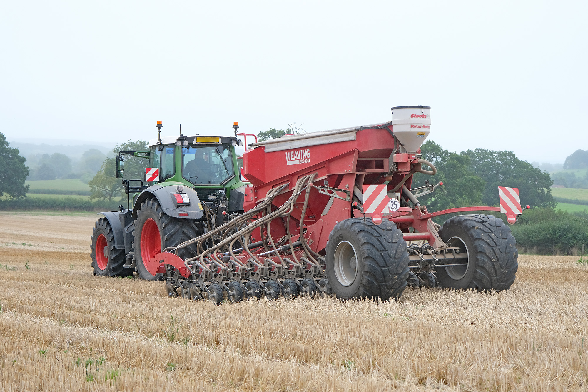 Rotor Meter on Weaving trailer